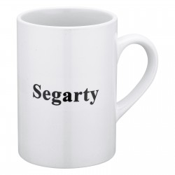 Segarty Ceramic Mug 10.1oz / 300ml - Modern Porcelain Coffee Cup for Tea, Latte, Hot Chocolate - Microwave & Dishwasher Safe, No Lid, Simple White Cylinder Design for Home, Office or Gift