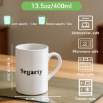 Segarty Ceramic Mug 10.1oz / 300ml - Modern Porcelain Coffee Cup for Tea, Latte, Hot Chocolate - Microwave & Dishwasher Safe, No Lid, Simple White Cylinder Design for Home, Office or Gift Segarty Ceramic Mug 10.1oz / 300ml - Modern Porcelain Coffee Cup for Tea, Latte, Hot Chocolate - Microwave & Dishwasher Safe, No Lid, Simple White Cylinder Design for Home, Office or Gift