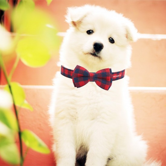 dog neck bows