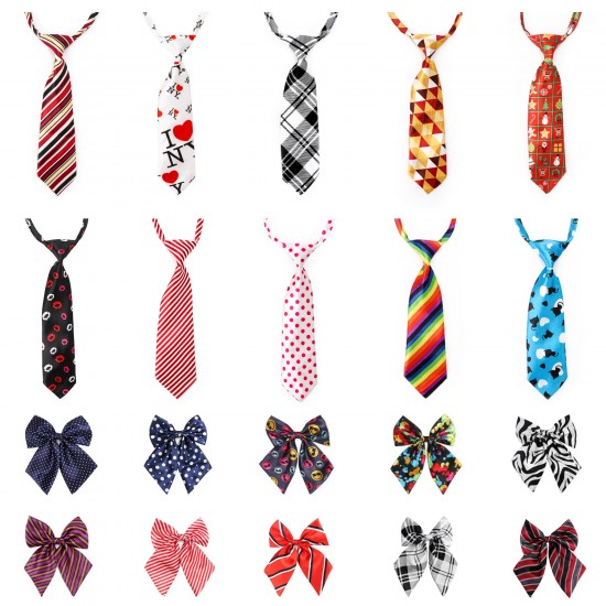 Segarty Dog Ties and Bows, 20pcs Bowties and Neck Ties with Adjustable Collar for Medium Large Boy Girl Dogs Pets, Bulk Assorted Ties for Wedding Holiday Valentine Customes Dog Grooming Bows Neckties Segarty Dog Ties and Bows, 20pcs Bowties and Neck Ties with Adjustable Collar for Medium Large Boy Girl Dogs Pets, Bulk Assorted Ties for Wedding Holiday Valentine Customes Dog Grooming Bows Neckties