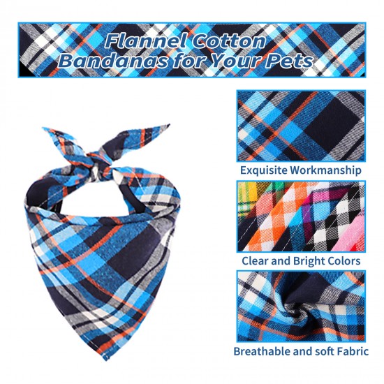 Dog Bandana, 8PCS Segarty Dog Scarves, Dog Kerchiefs, Plaid Triangle Cloth Bandanas for Small Medium Girl Boy Female Male Puppies Dogs Cats, Adjustable Pet Scarf Assorted Summer Fall Handkerchiefs Bib Dog Bandana, 8PCS Segarty Dog Scarves, Dog Kerchiefs, Plaid Triangle Cloth Bandanas for Small Medium Girl Boy Female Male Puppies Dogs Cats, Adjustable Pet Scarf Assorted Summer Fall Handkerchiefs Bib