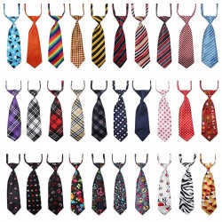  Dog Neckties, 30PCS Segarty Baby Toddlers Ties Medium Dog Bow Ties Collar, Adjustable Pet Cat Dog Neckties for Holiday Festival Dog Collar Dog Grooming Accessories 