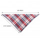 Segarty Dog Bandanas, 4PCS Triangle Bibs Reversible Plaid Printing Dog Kerchief Set, Scarfs Accessories for Small to Large Dogs Cats Pets Segarty Dog Bandanas, 4PCS Triangle Bibs Reversible Plaid Printing Dog Kerchief Set, Scarfs Accessories for Small to Large Dogs Cats Pets