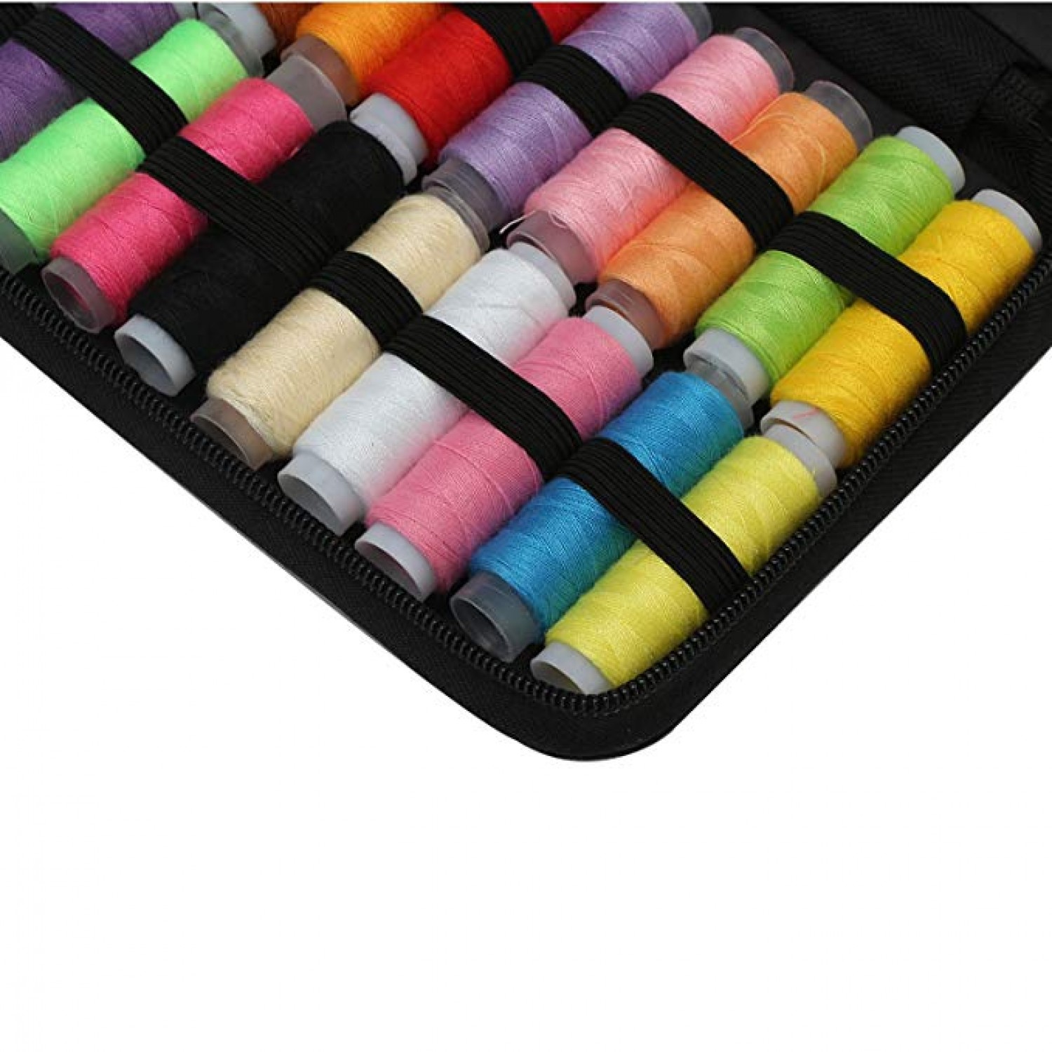 buttons and sewing supplies
